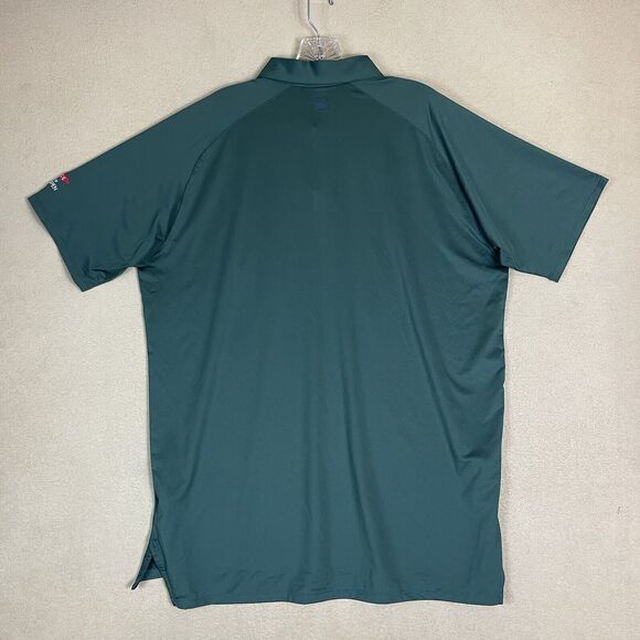 Peter Millar Shirt Mens Large Green Summer Comfort Golf Performance Polo US Open - Picture 11 of 12